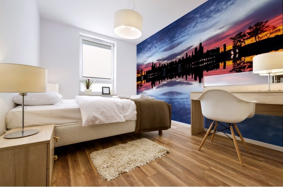 Blueskyfrag Mural print