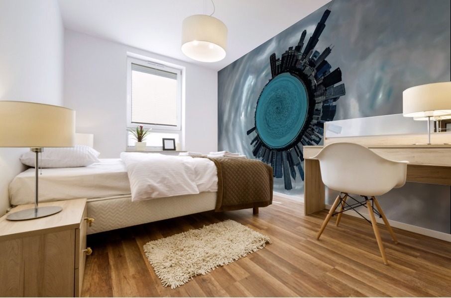 skylineworldprint Mural print
