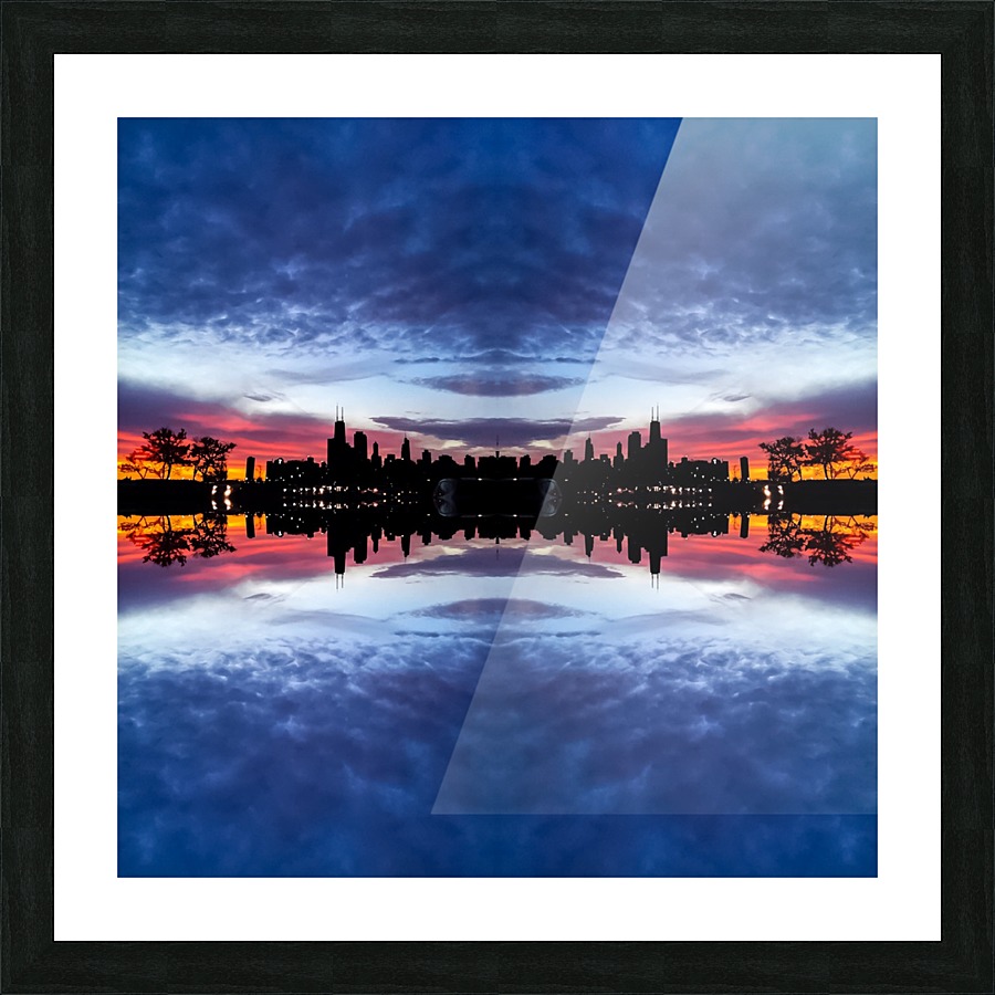 Blueskyfrag Picture Frame print
