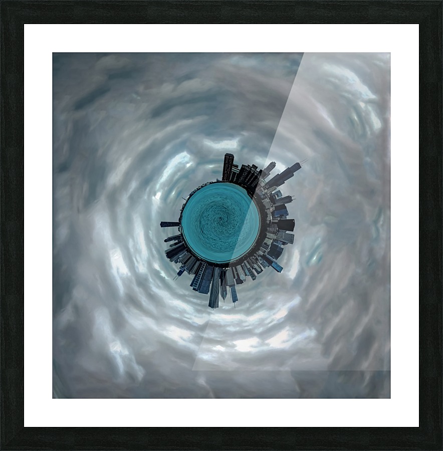 skylineworldsqsqrd Picture Frame print
