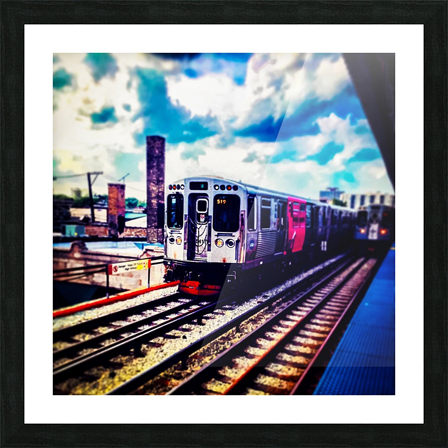 Passing Lane Picture Frame print