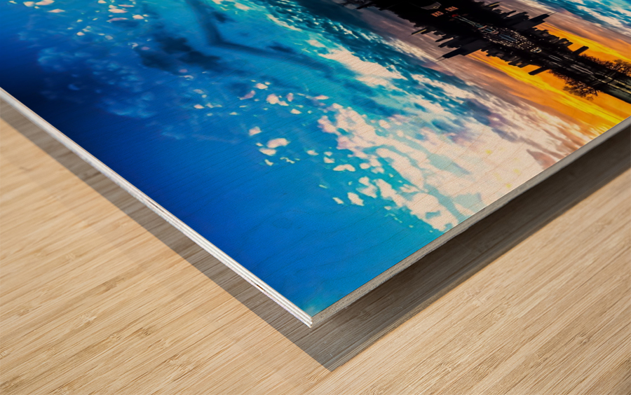 pulse Wood print
