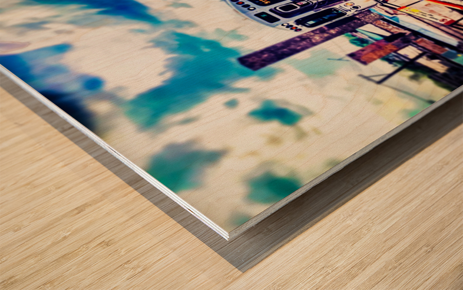 Passing Lane Wood print