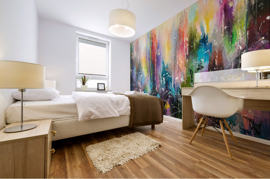 Magic city Mural print