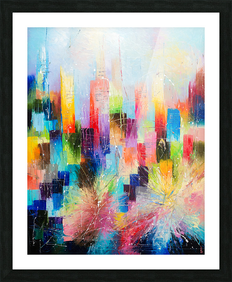 Downtown 1 Picture Frame print