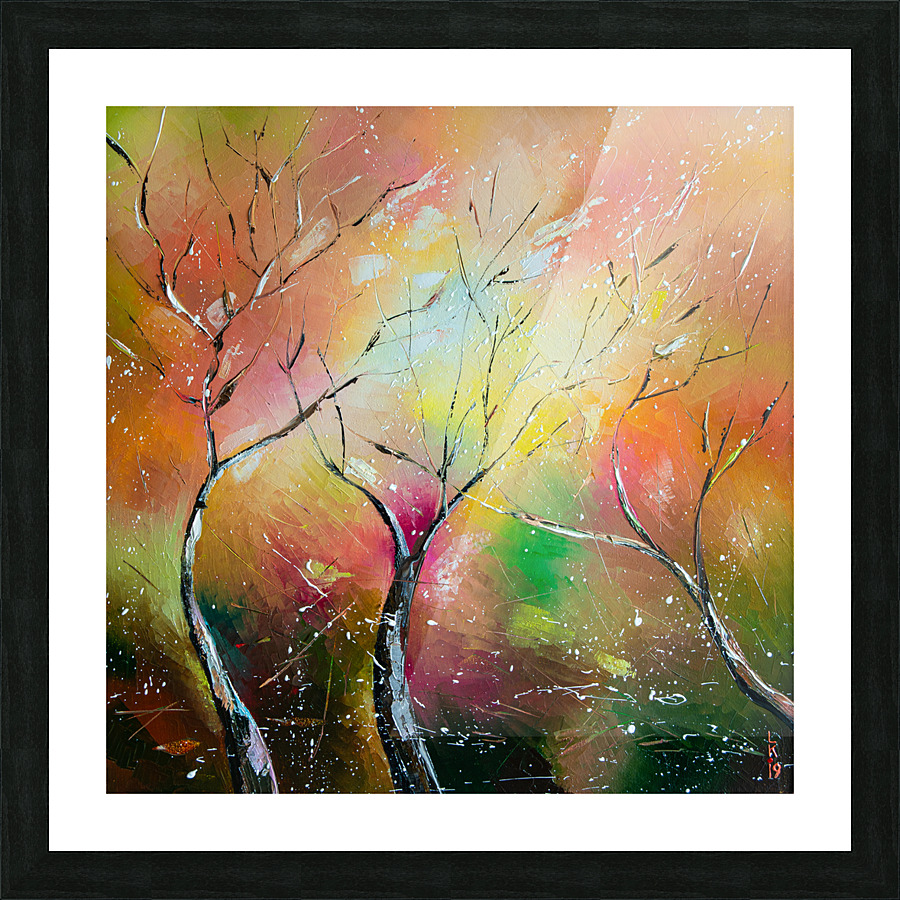 Windy day Picture Frame print