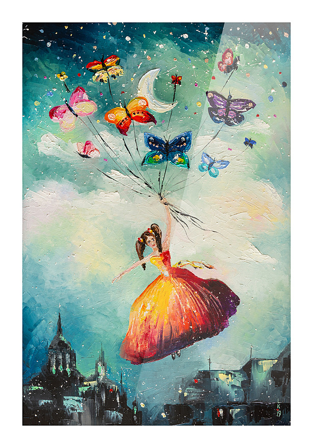 Fly away II Picture Frame print