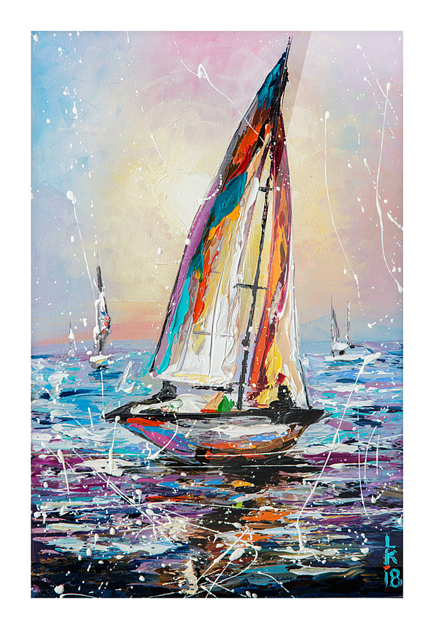 In the wind Picture Frame print