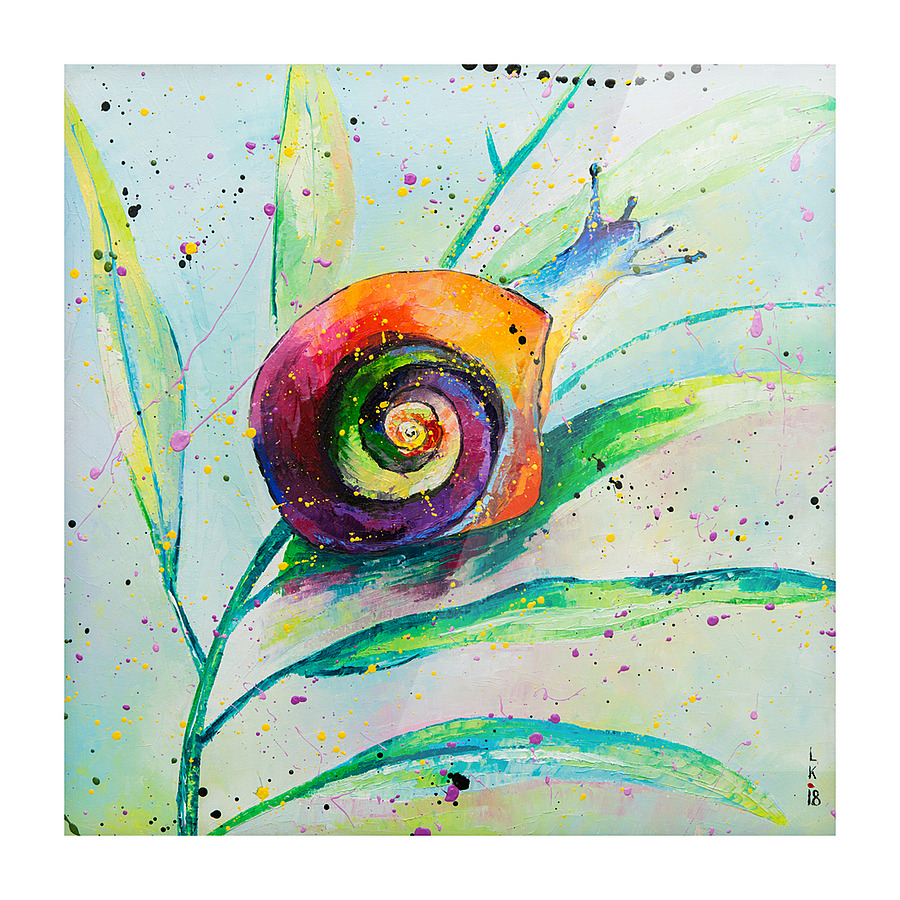 Snail Picture Frame print