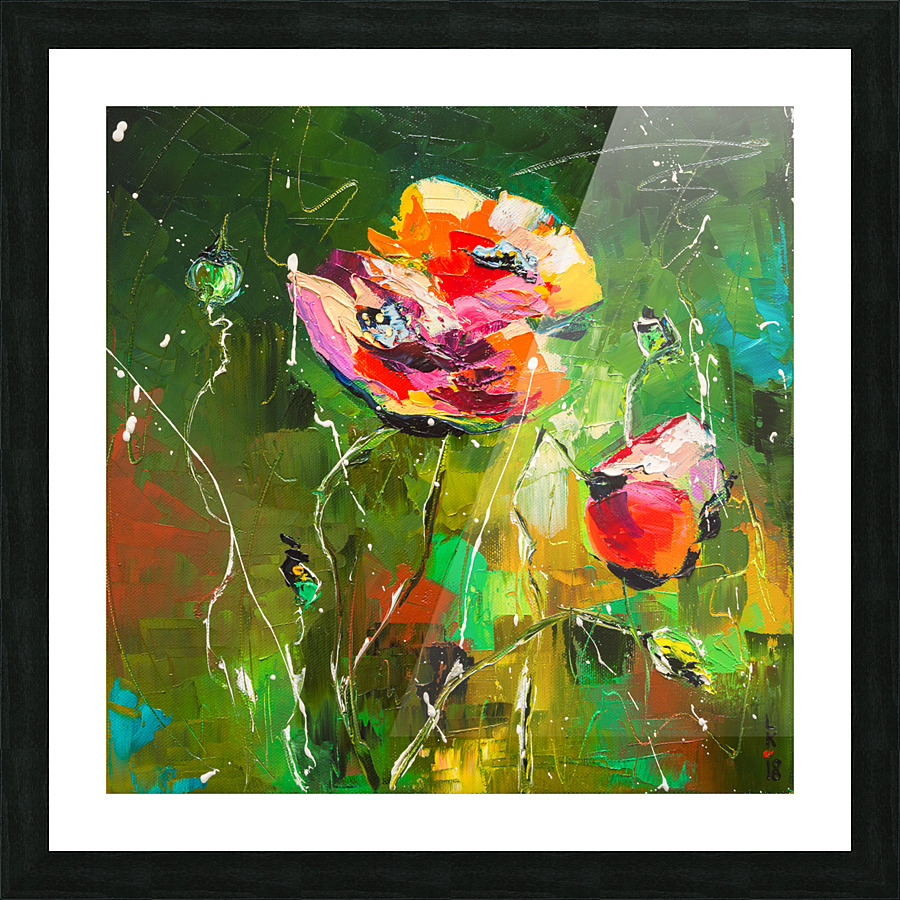 Poppies Picture Frame print