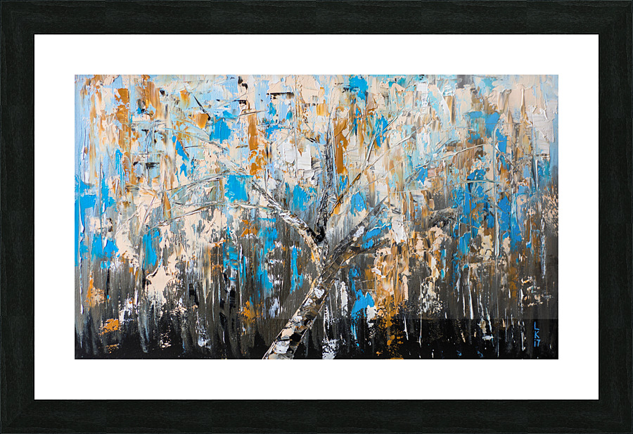Birch branches Picture Frame print