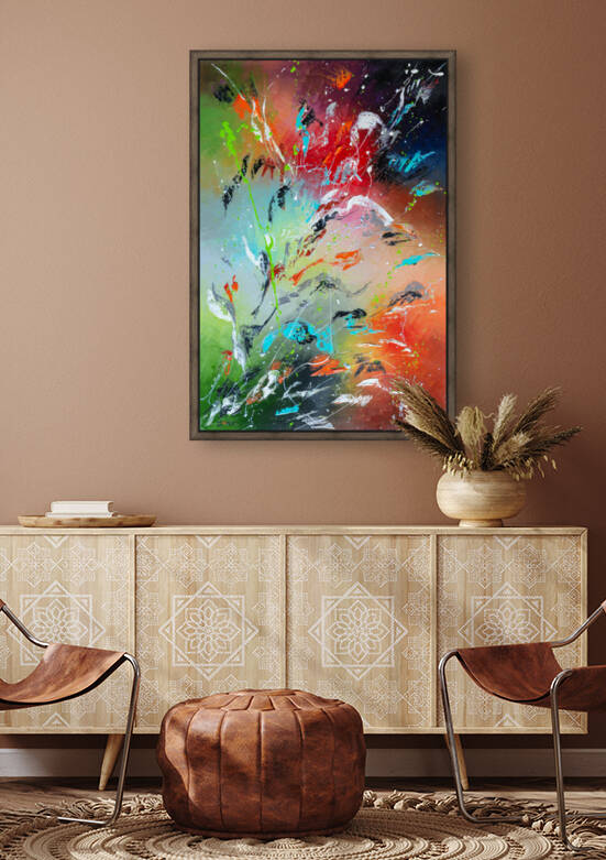 Flowers flame by Liubov Kuptsova