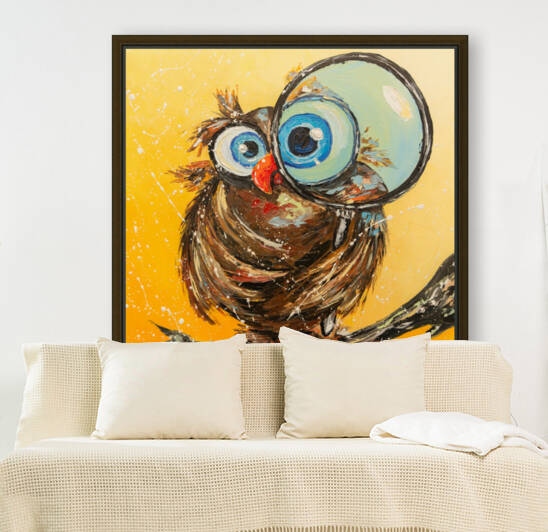 Inquisitive bird by Liubov Kuptsova