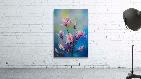 Blooming magnolia Wall Preview