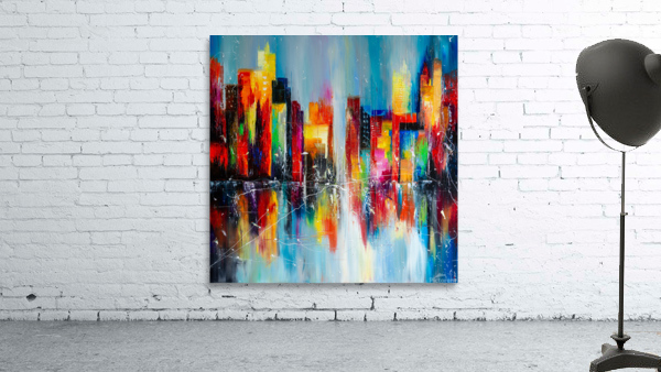 Downtown after rain Wall Preview