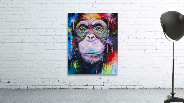 I am chimpanzee Wall Preview