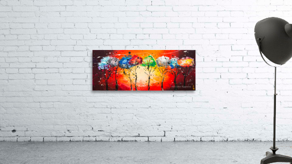 Indian sunset Wall Preview