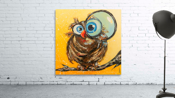 Inquisitive bird Wall Preview