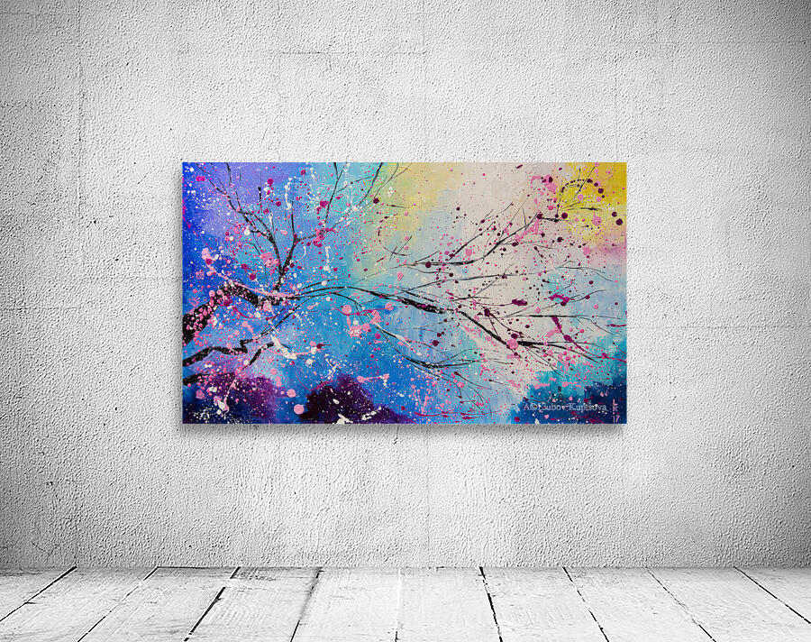Cherry blossoms Wall Preview
