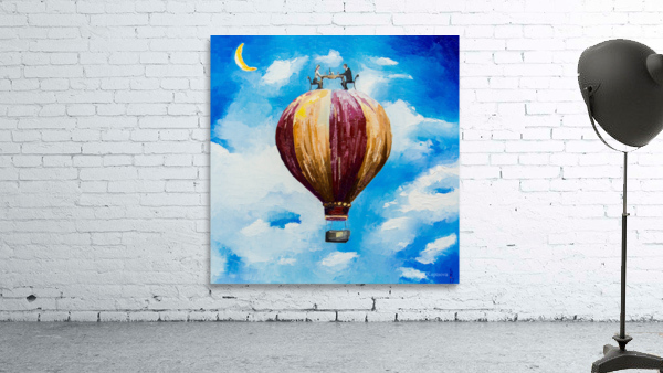Date in clouds Wall Preview