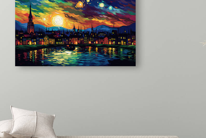 Homage to the Master Inspirare Starry Night by Delilah