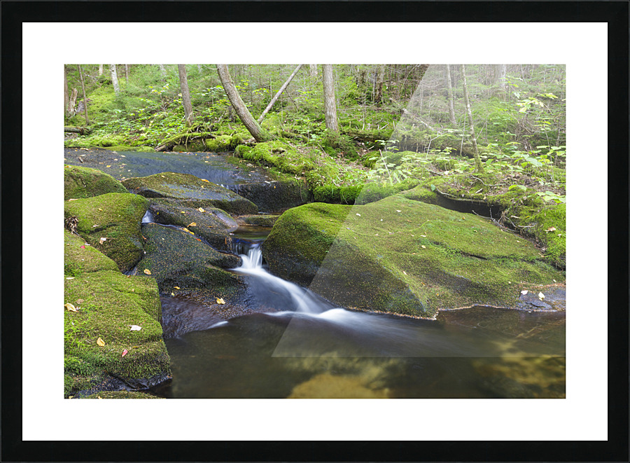 Scarface Brook - Bethlehem New Hampshire Picture Frame print