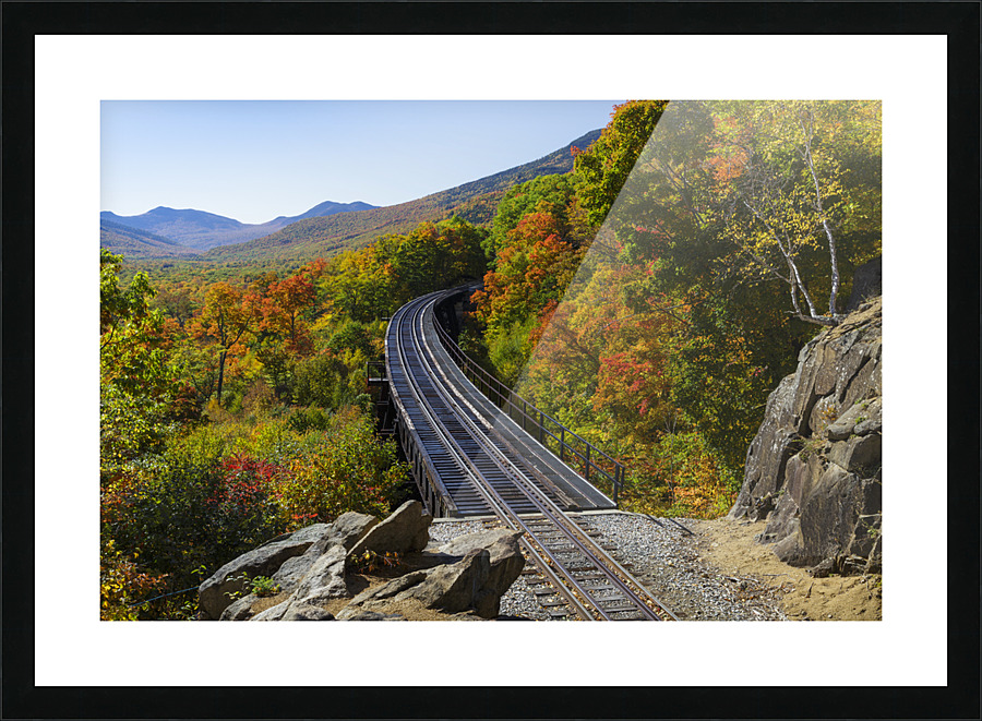 Frankenstein Trestle - Crawford Notch New Hampshire Picture Frame print