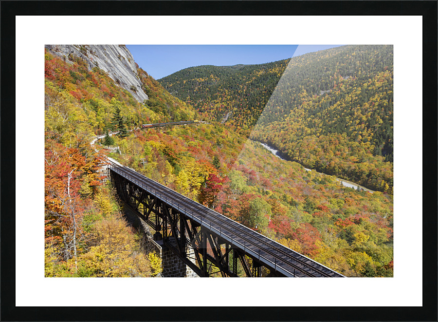 Willey Brook Trestle - White Mountains New Hampshire Picture Frame print