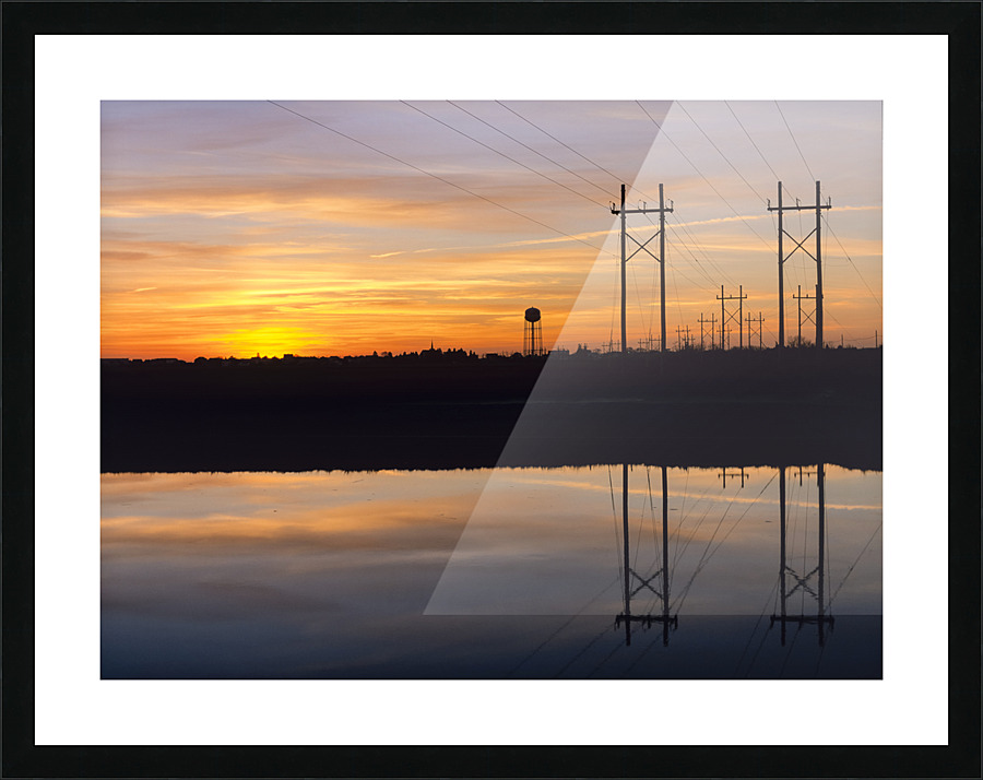 Salt Marsh - Hampton New Hampshire Picture Frame print