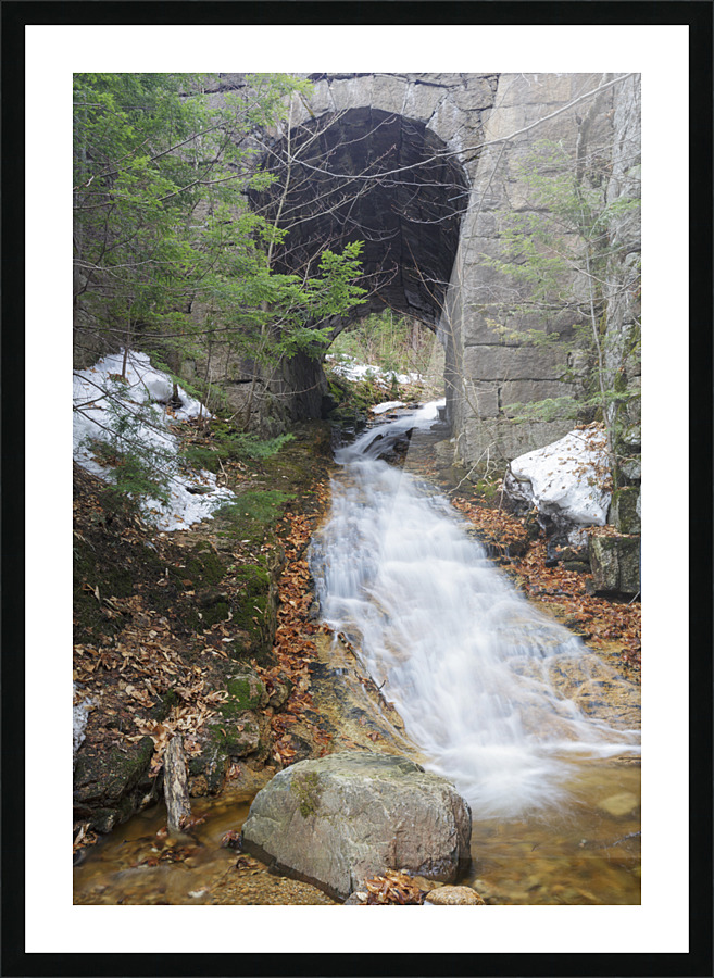 Granite Railroad Bridge - Crawford Notch New Hampshire Picture Frame print
