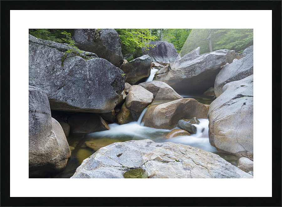 Pemigewasset River - Franconia Notch State Park New Hampshire Picture Frame print