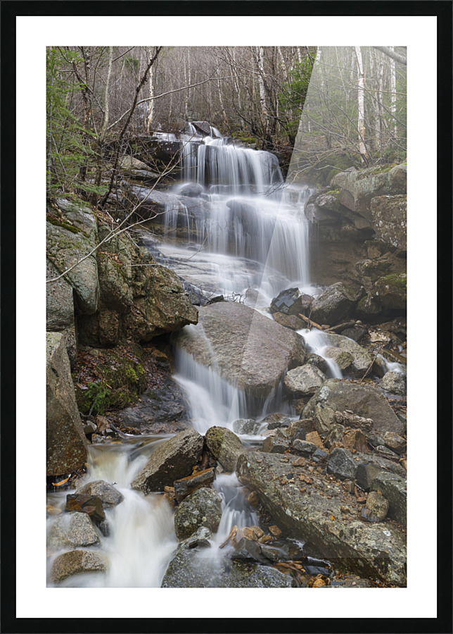 Franconia Notch - White Mountains New Hampshire Picture Frame print