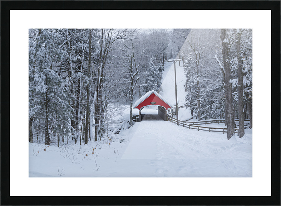 Franconia Notch - White Mountains New Hampshire Picture Frame print