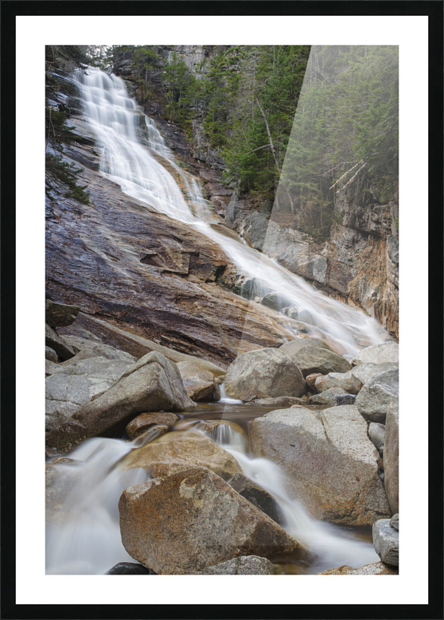 Ripley Falls - Crawford Notch State Park New Hampshire Picture Frame print