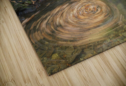 Blue Ravine Cascades - Kinsman Notch New Hampshire ScenicNH Photography puzzle