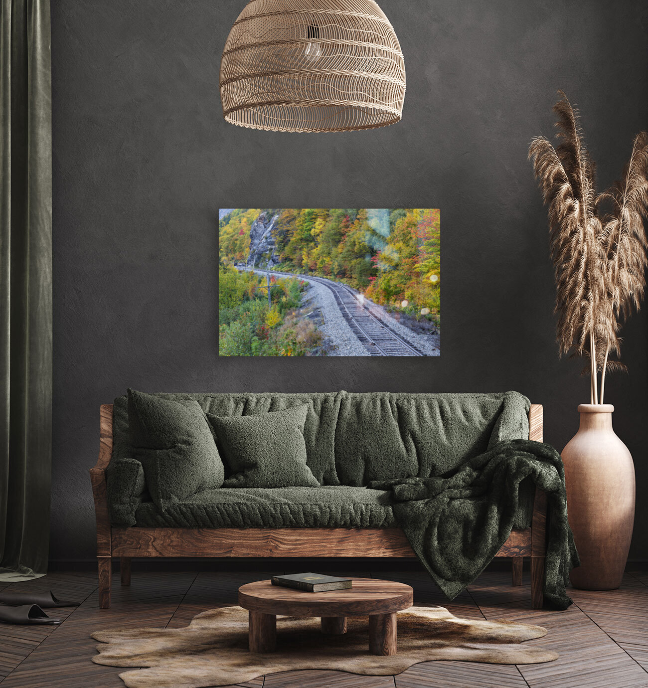 Maine Central Railroad - Harts Location New Hampshire Reproduction