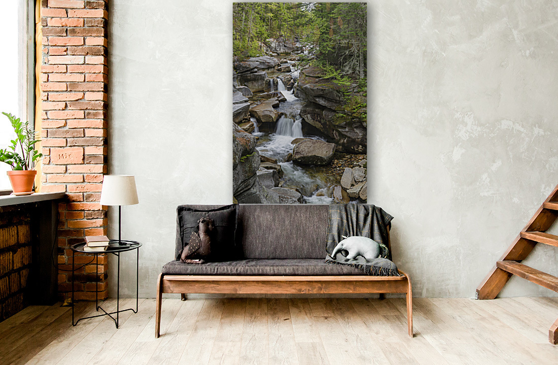 Middle Ammonoosuc Falls - Crawfords Purchase New Hampshire  Reproduction
