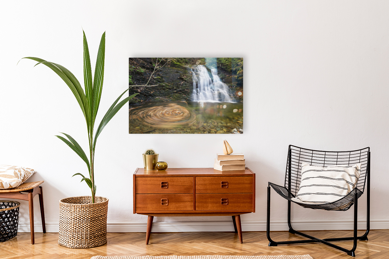 Blue Ravine Cascades - Kinsman Notch New Hampshire Reproduction