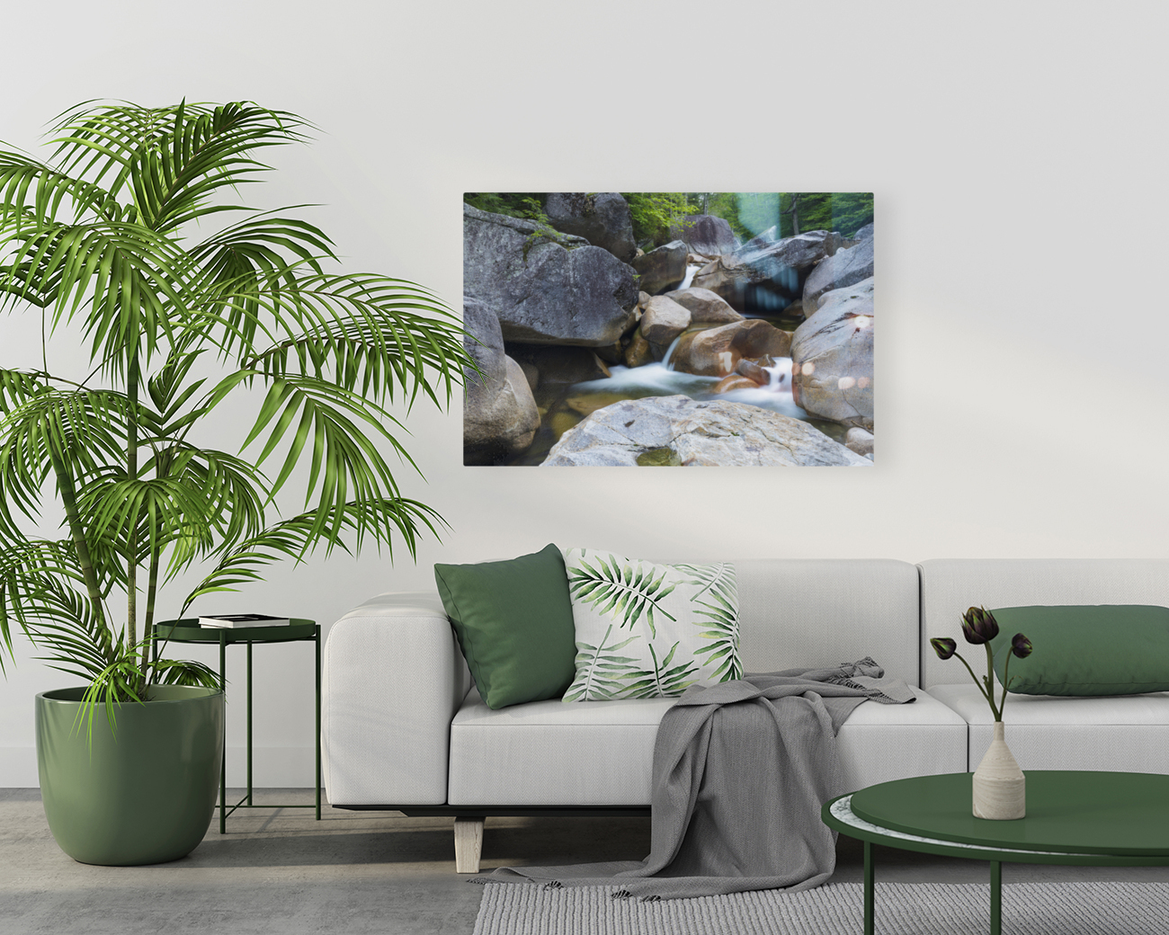 Pemigewasset River - Franconia Notch State Park New Hampshire Reproduction