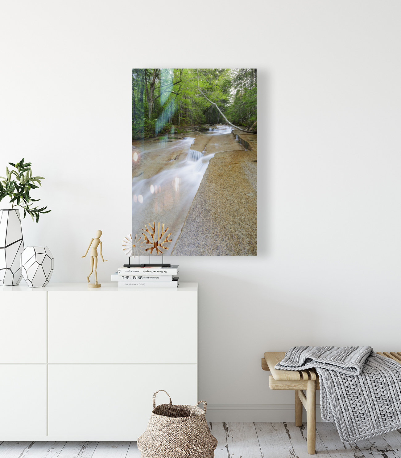 Walker Brook Cascades - Franconia Notch New Hampshire Reproduction