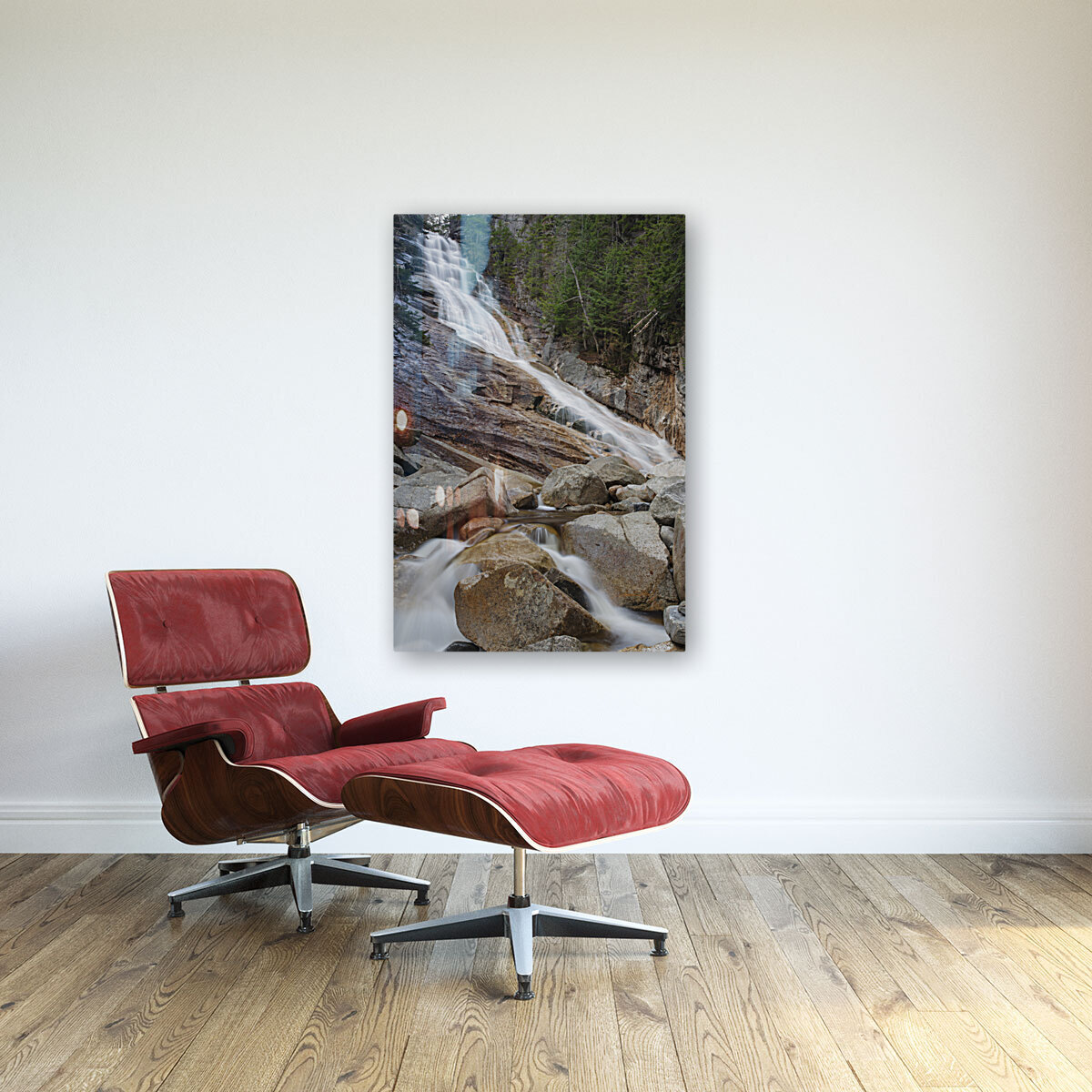 Ripley Falls - Crawford Notch State Park New Hampshire Reproduction