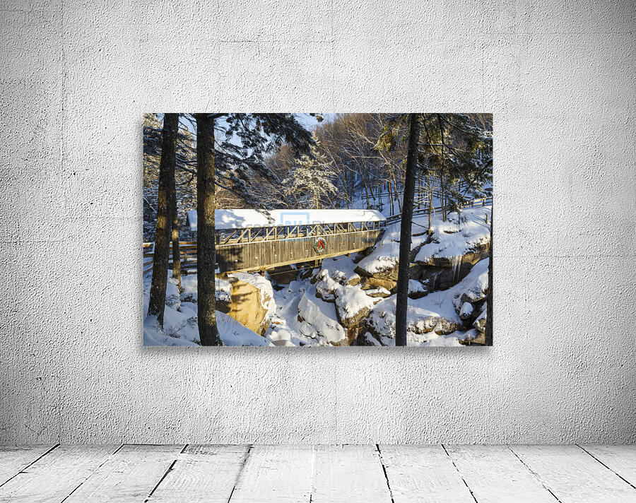 Sentinel Pine Covered Bridge - Franconia Notch New Hampshire Wall Preview