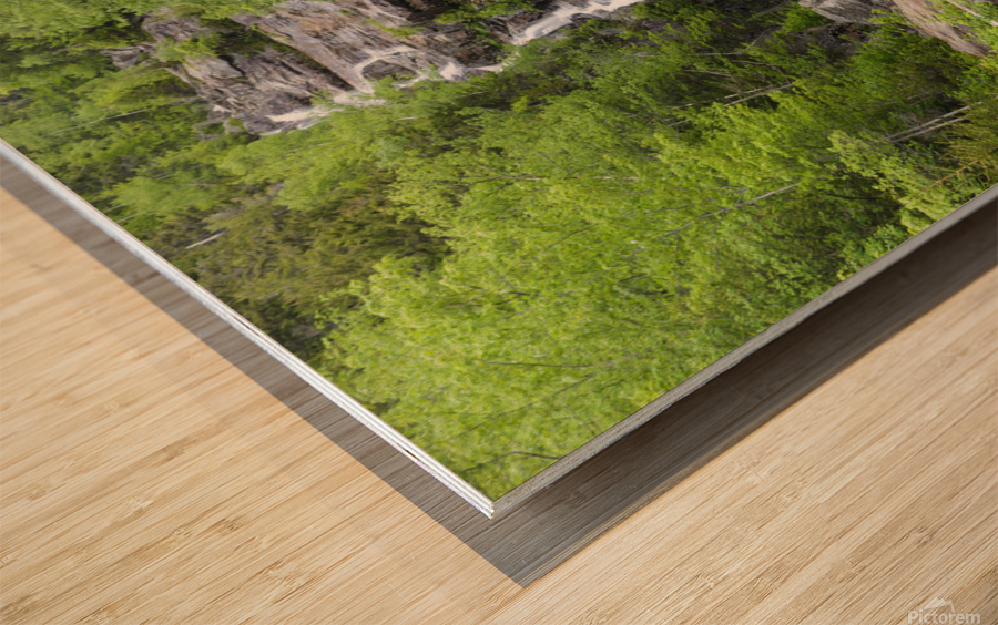 Silver Cascade - Crawford Notch New Hampshire Impression sur bois