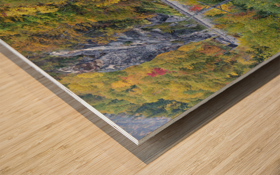 Maine Central Railroad - Harts Location New Hampshire Wood print