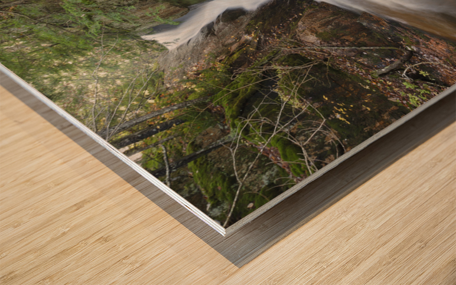 Ellens Falls - Albany New Hampshire Wood print