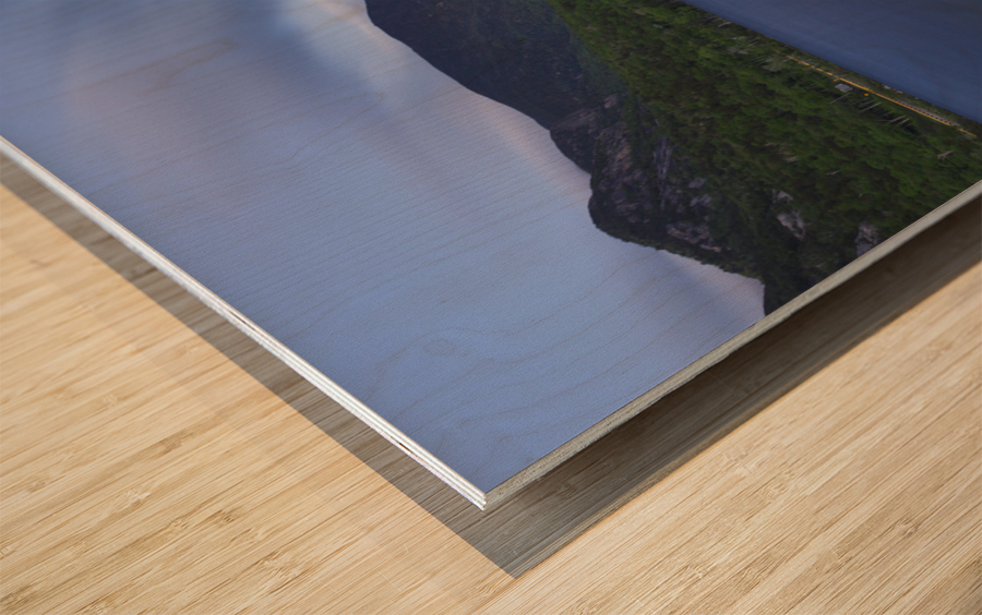 Echo Lake - Franconia Notch State Park New Hampshire Wood print