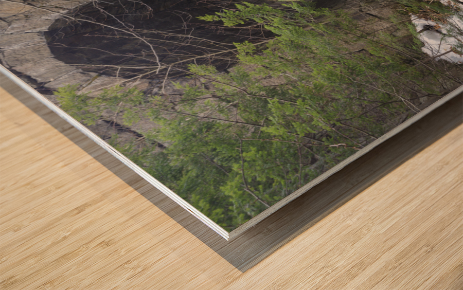 Granite Railroad Bridge - Crawford Notch New Hampshire Wood print