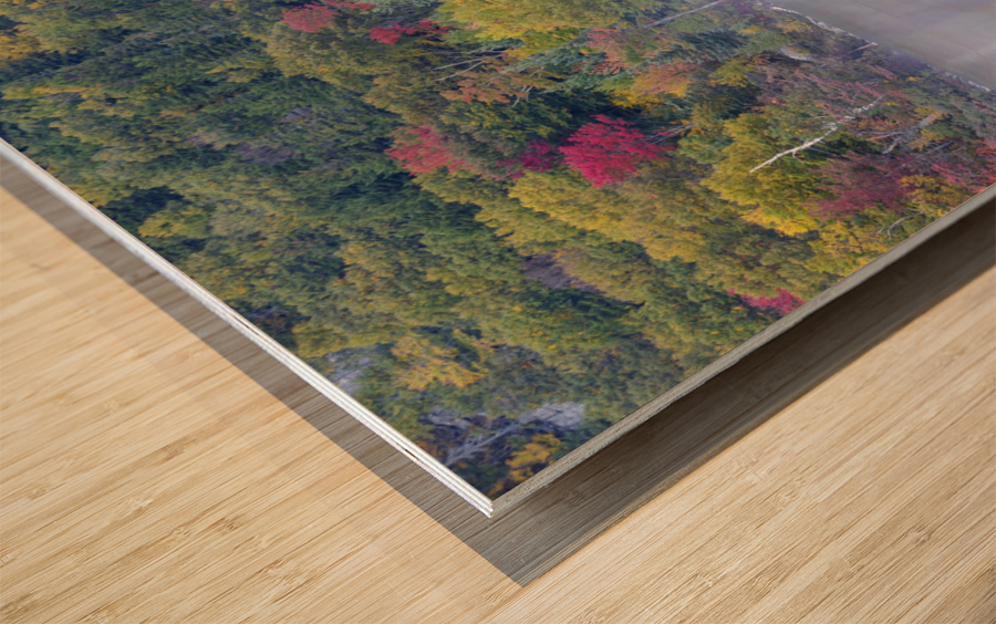 Echo Lake - Franconia Notch New Hampshire Wood print