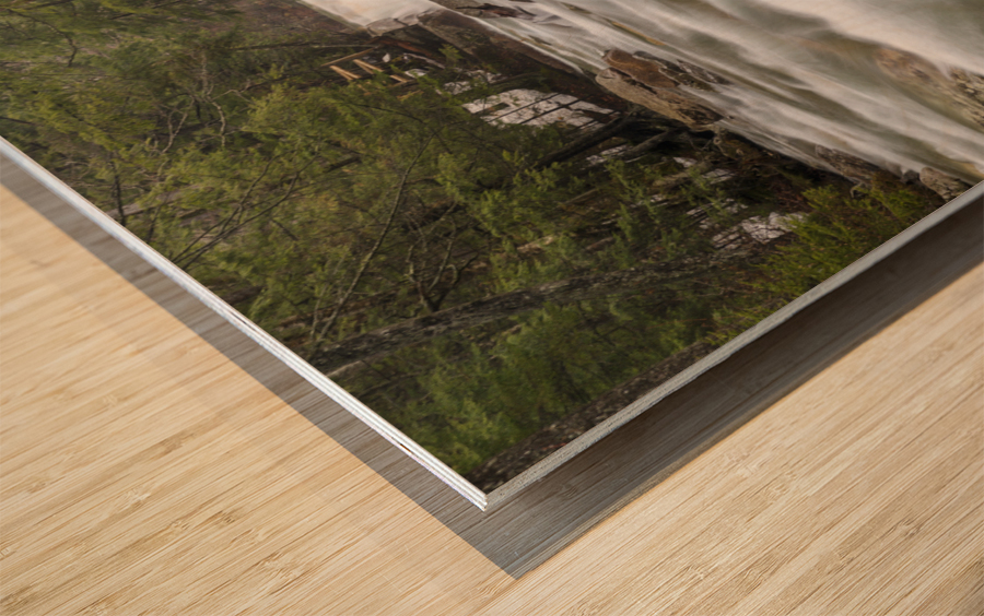 The Baby Flume - Franconia Notch State Park New Hampshire Wood print