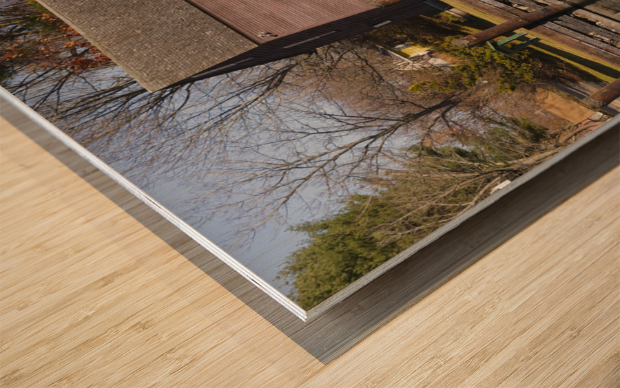 John Hancock Warehouse - York Maine Impression sur bois